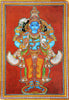 Mahavishnu  - Kerala Mural Painting - Indian Folk Art - Canvas Prints