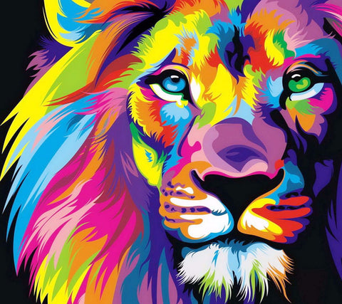 Majestic Lion - Framed Prints by George Joseph