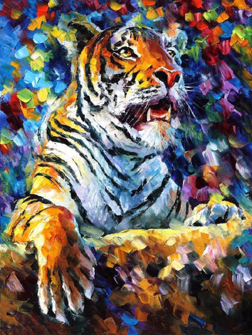 Majestic Tiger - Canvas Prints by Sherly David