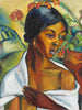 Malay Woman - Irma Stern - Figurative Art Painting - Canvas Prints