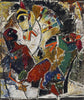 Man Horse And Camel - M F Husain - Figurative Painting - Canvas Prints