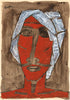 Man In A Turban - Maqbool Fida Husain - Canvas Prints