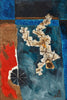 Man On Moon - M F Husain Painting - Large Art Prints