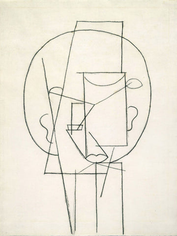 Line Drawing Of A Man (dessin au trait d'un homme) – Pablo Picasso Painting - Posters