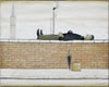 Man Lying On A Wall - L S Lowry - Canvas Prints