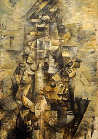 Man with a Guitar by Georges Braque