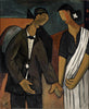 Man and Woman Holding Hands - Ram Kumar - Canvas Prints