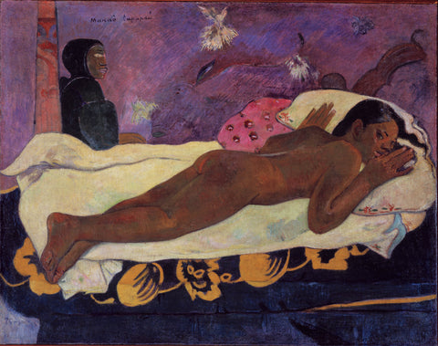 Spirit of the Dead Watching (Manao Tupapau) - Posters by Paul Gauguin