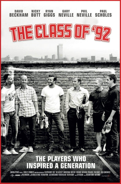 Manchester United - Class of 1992 - Football Greats - Sports Poster - Canvas Prints