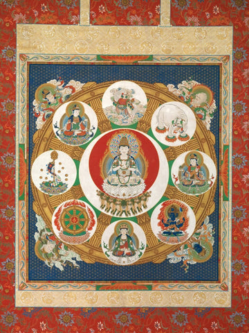 Mandala Buddha - Large Art Prints by Anzai