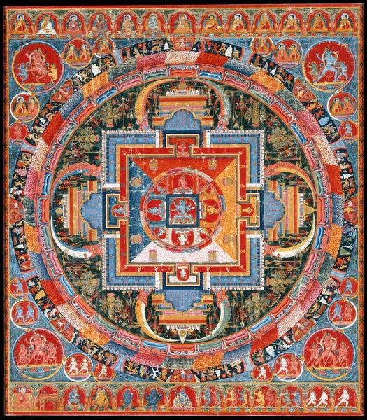 Mandala Of Jnanadakini - Large Art Prints