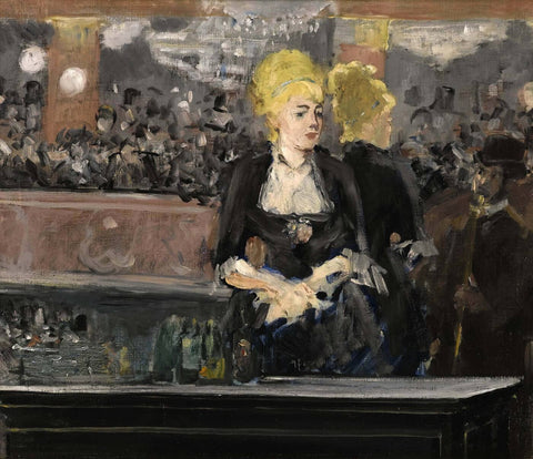 A Bar At The Folies-Bergere (Le Bar aux Folies Bergere) - Edward Manet - Canvas Prints by Édouard Manet