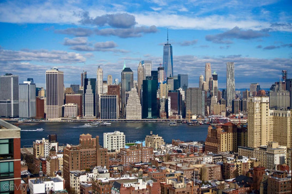 Manhattan New York Panorama - Framed Prints