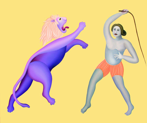Untitled - (Circus) by Manjit Bawa