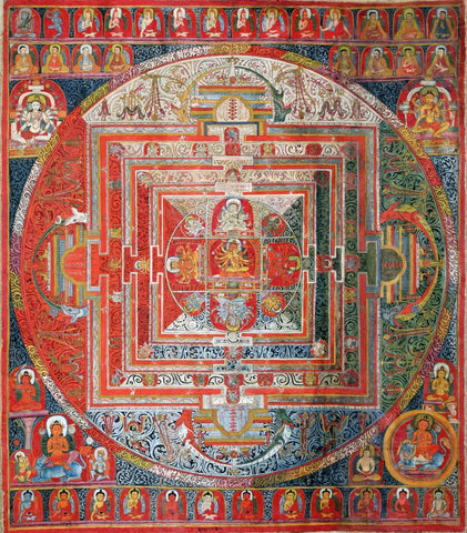 Manjuvajramandala - Large Art Prints by Anzai