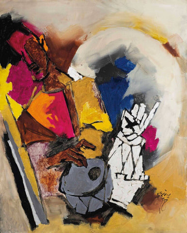 Ustadjan Thirakwa - Large Art Prints by M F Husain