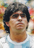 Maradona - Football Legend Painting - Sports Poster - Canvas Prints