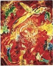 The Trump Of Music - Large Art Prints by Marc Chagall