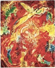The Trump Of Music by Marc Chagall