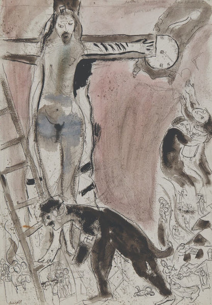Apocalypse in Lilac, Capriccio (Apocalypse en Lilas, Capriccio) - Marc Chagall - Art Prints