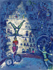 The Blue Circus (Cirque) - Marc Chagall - Framed Prints