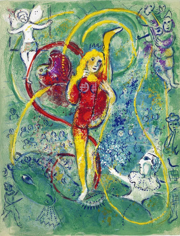 The Ciscus (Cirque) - Marc Chagall - Canvas Prints