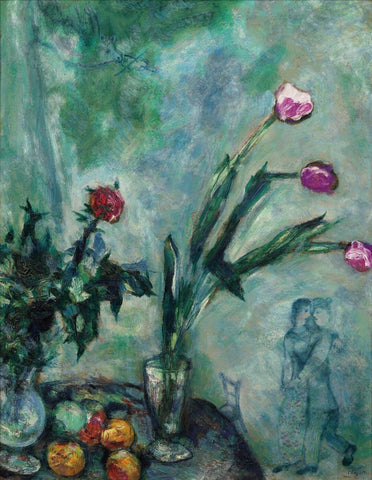 Les Tulipes Mauves by Marc Chagall