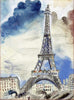Offrande à la Tour Eiffel (Tribute to the Eiffel Tower) - Marc Chagall - Canvas Prints