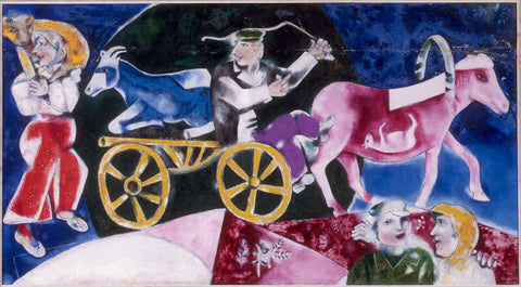 The Cattle Dealer by Marc Chagall