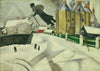 Over Vitebsk (Au fil de Vitebsk) - Marc Chagall - Framed Prints