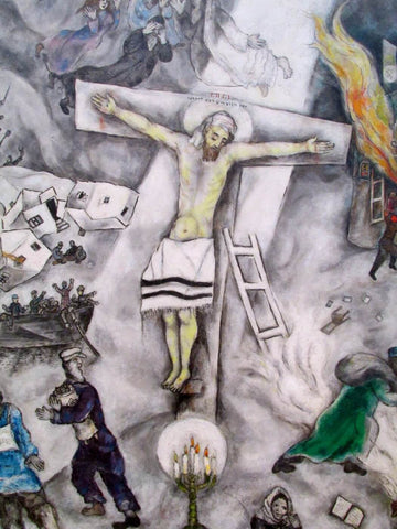 White Crucifixion - Framed Prints by Marc Chagall