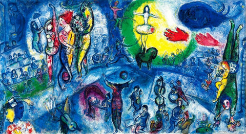 The Grand Circus (Danseuse au cirque) - Marc Chagall - Framed Prints