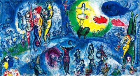 The Grand Circus (Danseuse au cirque) - Marc Chagall - Canvas Prints by Marc Chagall