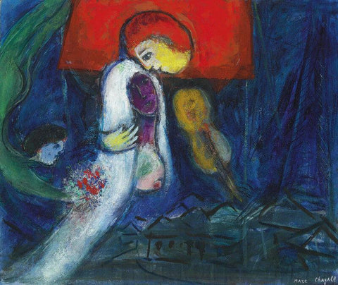 La Mariée - Large Art Prints by Marc Chagall