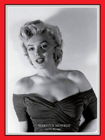 Marilyn Monroe - An Icon For the Ages - Times Magazine Cover Poster by Tallenge