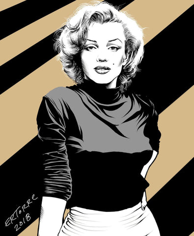 Marilyn Monroe II - Large Art Prints by Jacob Elordi