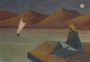 Marine In The Moonlight - Hussein Bicar - Canvas Prints