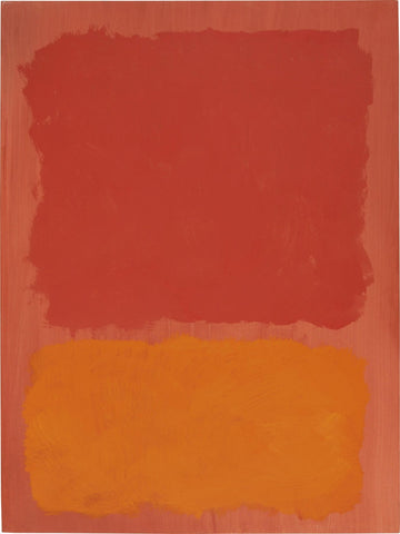 Red And Orange On Salmon - Canvas Prints