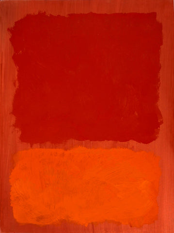 Red on Red - Mark Rothko - Color Field Painting by Mark Rothko