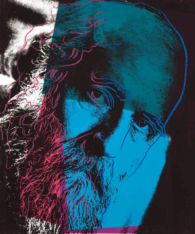 Martin Buber - Ten Portraits of Jews of the Twentieth Century - Andy Warhol - Pop Art Print - Large Art Prints