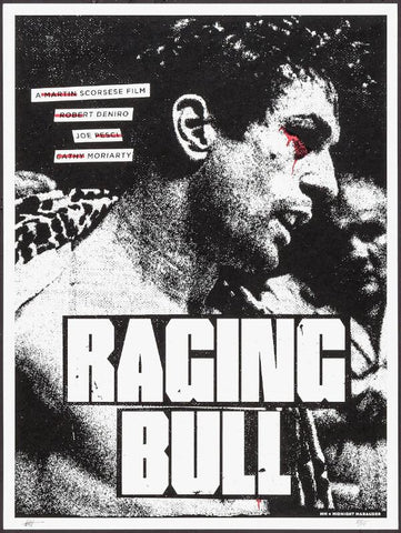 Martin Scorsese Movie Art Poster - Raging Bull - Robert De Niro - Tallenge Hollywood Poster Collection - Life Size Posters by Tallenge Store