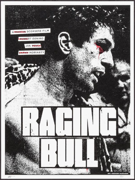 Martin Scorsese Movie Art Poster - Raging Bull - Robert De Niro - Tallenge Hollywood Poster Collection - Posters