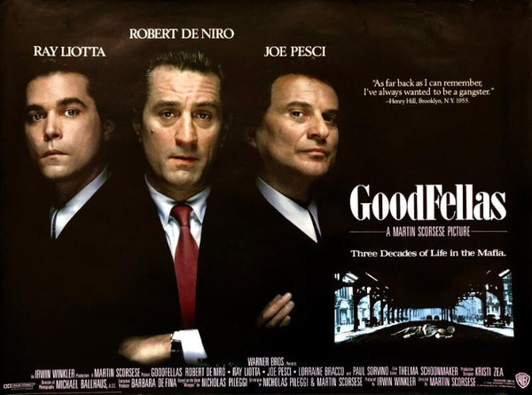 Martin Scorsese Movie Art Poster 2 - Goodfellas - Robert De Niro - Tallenge Hollywood Poster Collection - Life Size Posters