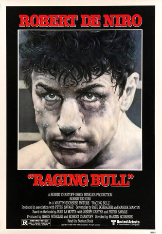 Martin Scorsese Movie Poster Art - Raging Bull - Robert De Niro - Tallenge Hollywood Poster Collection - Canvas Prints