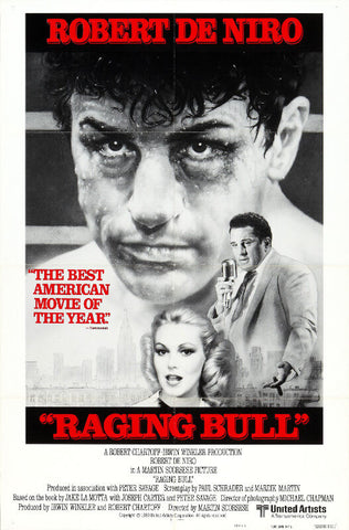 Martin Scorsese Movie Poster Art - Raging Bull (W)- Robert De Niro - Tallenge Hollywood Poster Collection by Tallenge Store