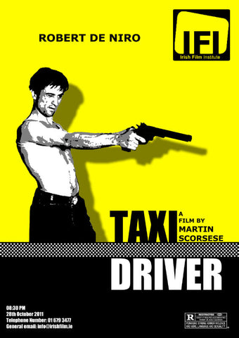 Martin Scorsese Movie Poster Art - Robert De Niro in Taxi Driver - Hollywood Collection by Tallenge Store