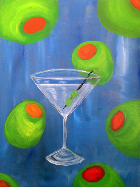 Martini With Olives - Posters