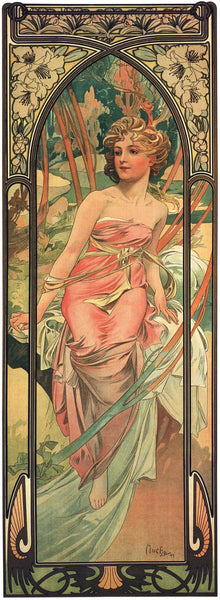 Matin - Alphonse Mucha - Art Nouveau Print - Posters