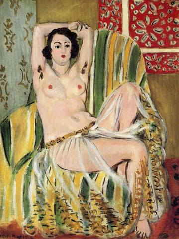 Matisse - Moorish Woman With Upheld Arms 1923 - Canvas Prints by Matisse