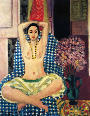 Matisse - The Hindu Pose 1923 - Framed Prints by Matisse